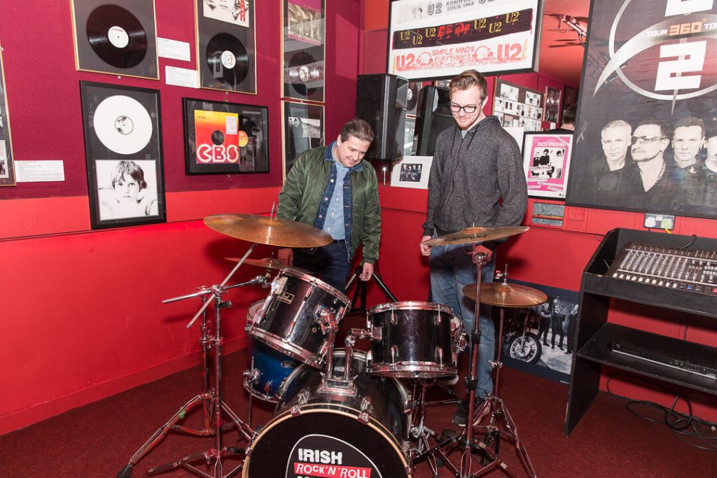 Sala dedicata agli U2 all'Irish Rock 'n' Roll Museum di Dublino